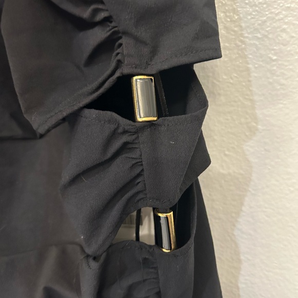 ZARA JEWEL APPLIQUÉ CUT OUT MINI DRESS - NWT - Picture 9 of 11